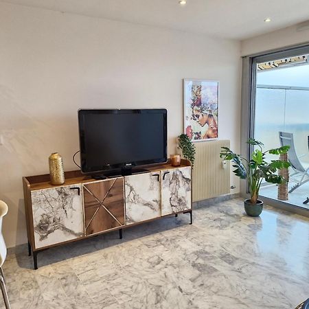 Sunny And Cosy Sea View Studio 昂蒂布 外观 照片